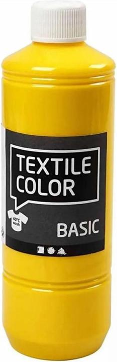 Actual product image Creativ Company Textielverf - Primaire kleuren, 5x500ml (Primary colours, 500 ml)