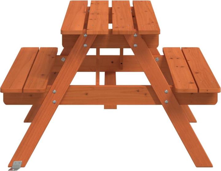 Produktbild VidaXL Picknicktisch für 4 Kinder mit Schirmloch