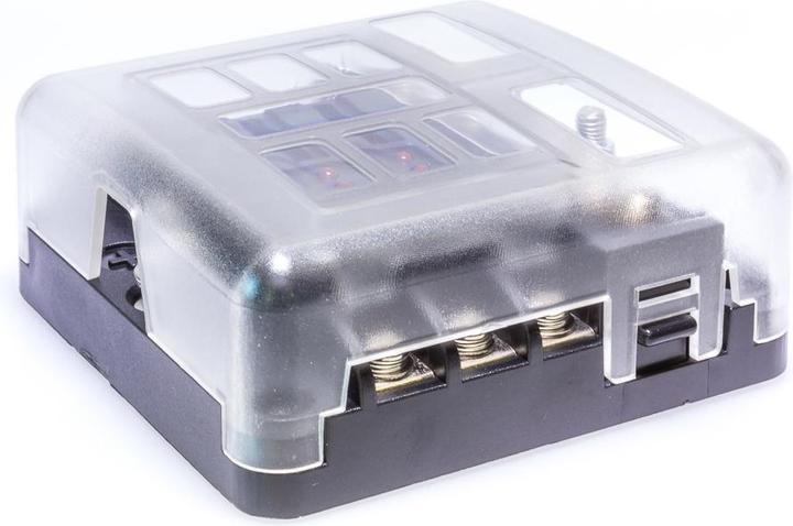 Actual product image Swaytronic Fuse holder distributor-6-fold (Solar system mounting material)