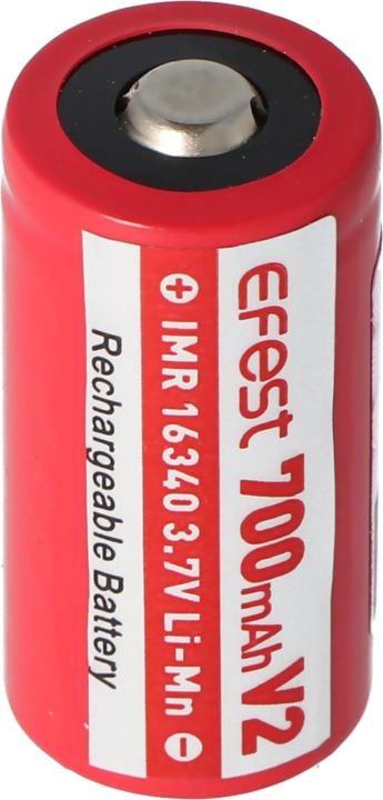 Efest Battery IMR 16340 V2 (positive pole raised) (16340, 700 mAh)