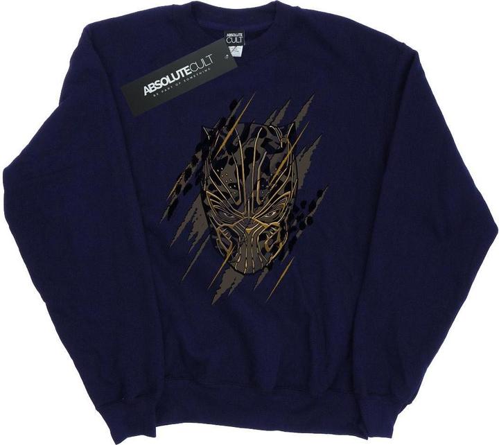 Produktbild Schwarzer Panther Gold Kopf Baumwolle Sweatshirt (3XL)