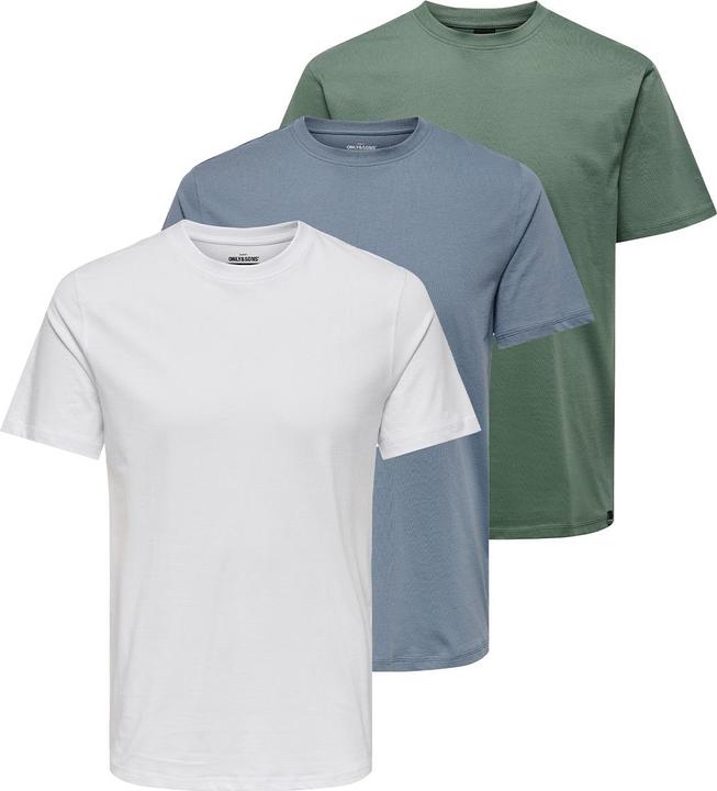 Image du produit Only & Sons 3er Pack MAX T-Shirt (M)