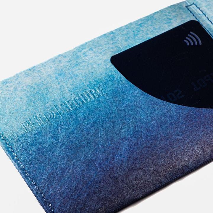 Actual product image Paprcuts RFID Blue Lagoon wallet
