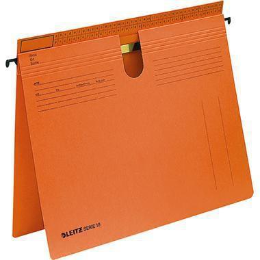 Actual product image Leitz Suspension stapler orange Series18 rider fold cardboard 50 staplers (A4, 1 x)