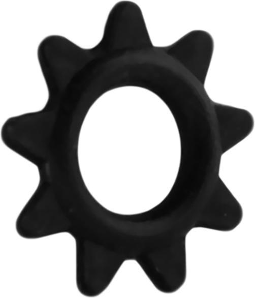 Immagine prodotto Star Piercing O-ring a stella nero (senza ottone, Silicone)