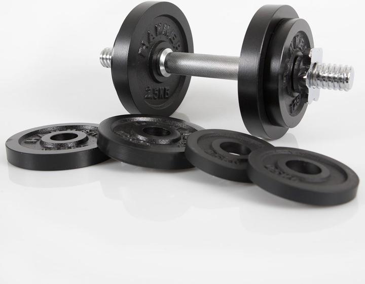Immagine prodotto Hammer Fitness Set di manubri (4 x 2,5 kg, 2 x 1,25 kg)