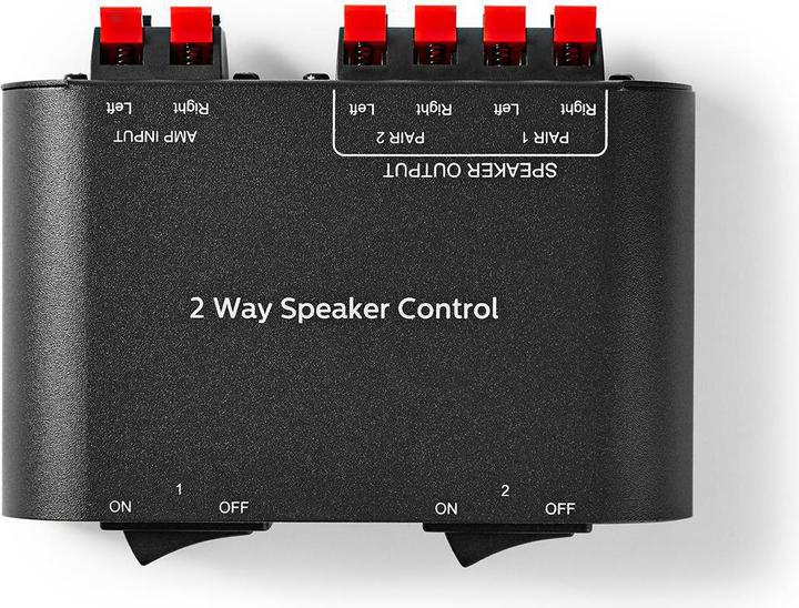 Produktbild Nedis Lautsprecher Control Box| 2-Port| Anschlussklemmen| Lautsprecherimpedanz 4-16