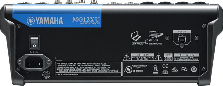 Immagine prodotto Yamaha Mg12xu (Mixer da studio e live)