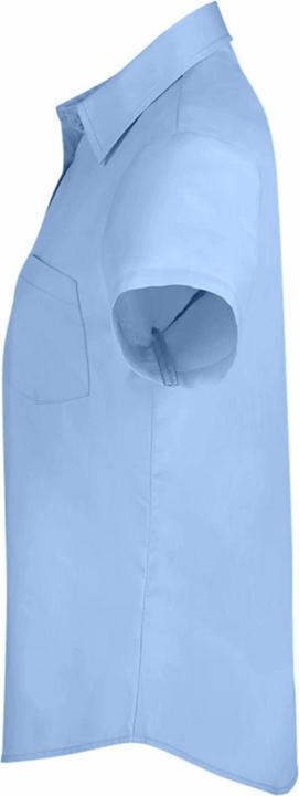 Actual product image Kustom Kit Short Sleeve Waisted Poplin Blouse (44)