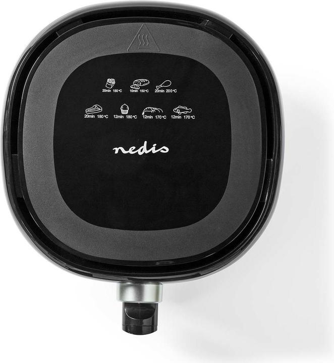 Image du produit Nedis Friteuse à air chaud | 3 l | Minuteur : 30 min | Analogique | Noir (Prise UE)