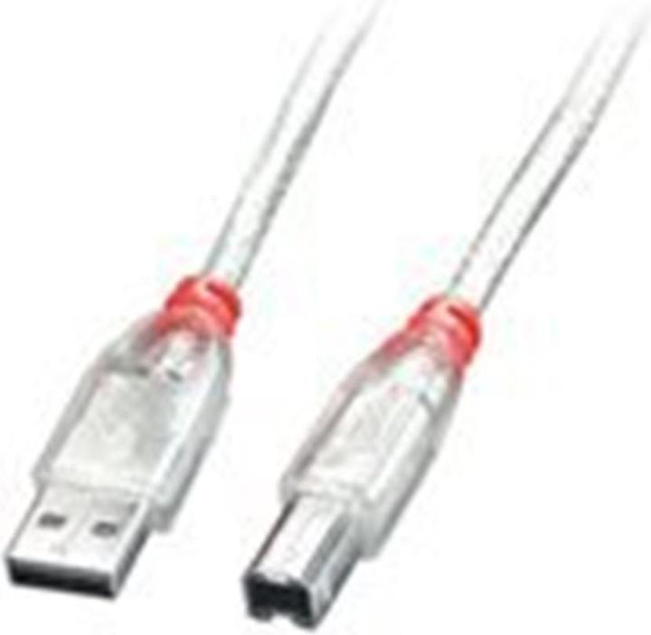 Actual product image Lindy USB 2.0 cable type A/B (0.50 m, USB 2.0)