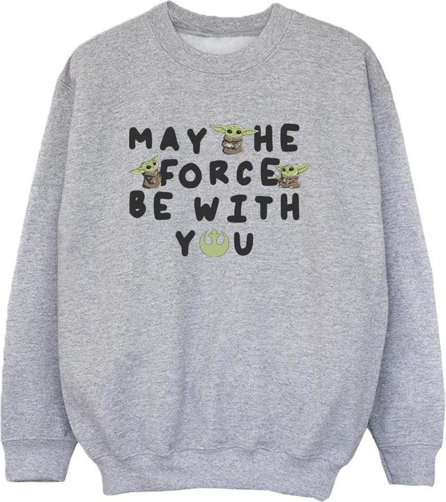 Star Wars The Mandalorian Grogu May The Force Be With You Sweatshirt Jungen