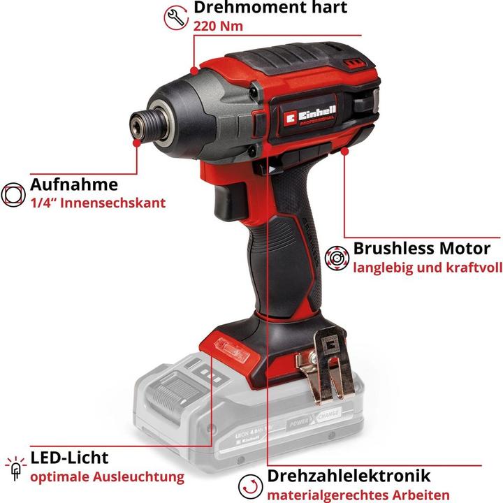 Actual product image Einhell TP-CI 18/220 Li BL - Solo (Rechargeable battery operated)