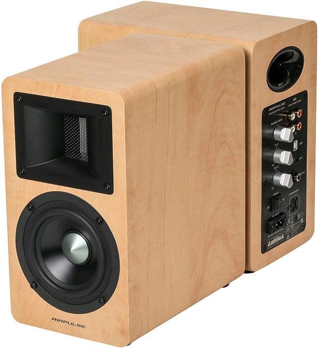 Actual product image Edifier Speakers Airpulse A80 (brown) (1 pair, 20 W)