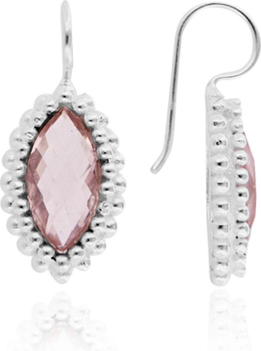 Produktbild Leyda Ohrhänger Navette (Silber 925, Stein)