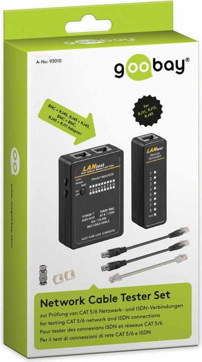 Productafbeelding Goobay Netwerkkabel Tester Set