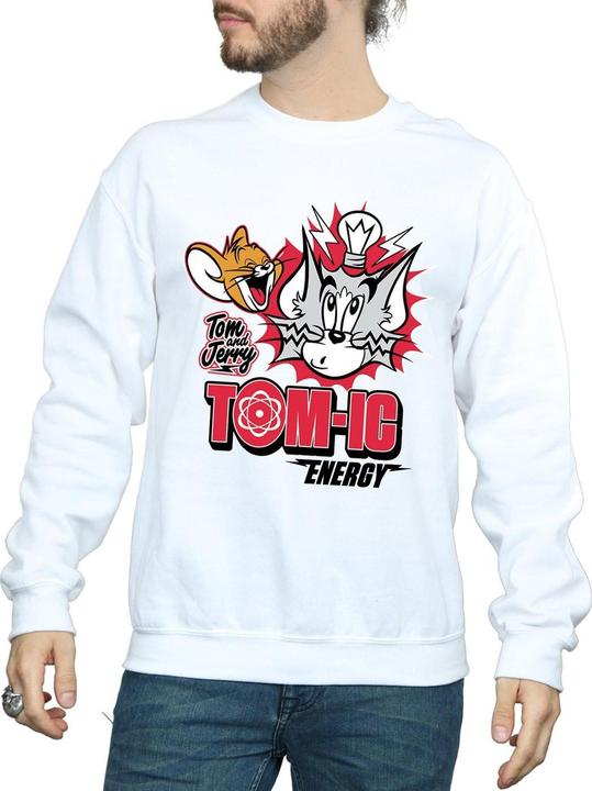 Actual product image Tom & Jerry Mens Tomic Energy Sweatshirt (S)