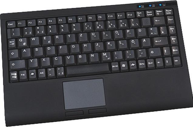 Immagine prodotto KeySonic TAS ACK-540U+ con cavo (DE) MINI Touchpad SoftSkin bw (DE, Cablato)