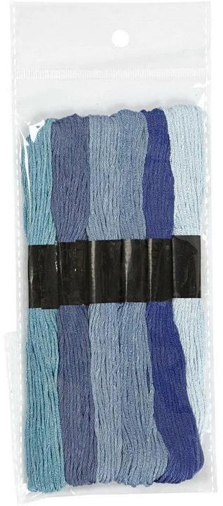 Immagine prodotto Creativ Company Filo da ricamo in cotone blu (8 m)