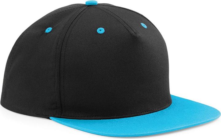 Beechfield 5 Panel Kontrast Snapback Kappe (One Size)