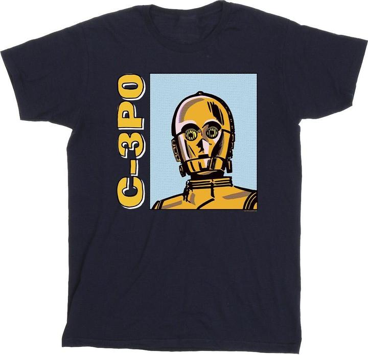 Produktbild Star Wars C3PO Line Art TShirt (4XL)