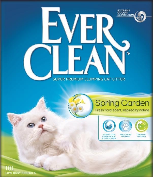 Image du produit Everclean Spring Garden (Parfumé, Non poussiéreux, Neutralisant, Agglomérant, 9.50 kg)