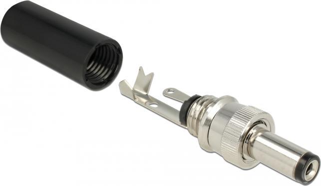Produktbild Delock Steckverbinder DC 5,5 x 2,5 mm mit Länge 12,0 mm Hohlstecker