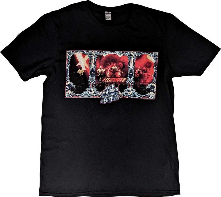 Actual product image Mason's Unisex Adult Hokusai Wave European Tour 2022 Back Print T-Shirt (S)