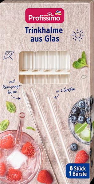 Image du produit dm Profissimo Trinkhalme aus Glas (6 x)