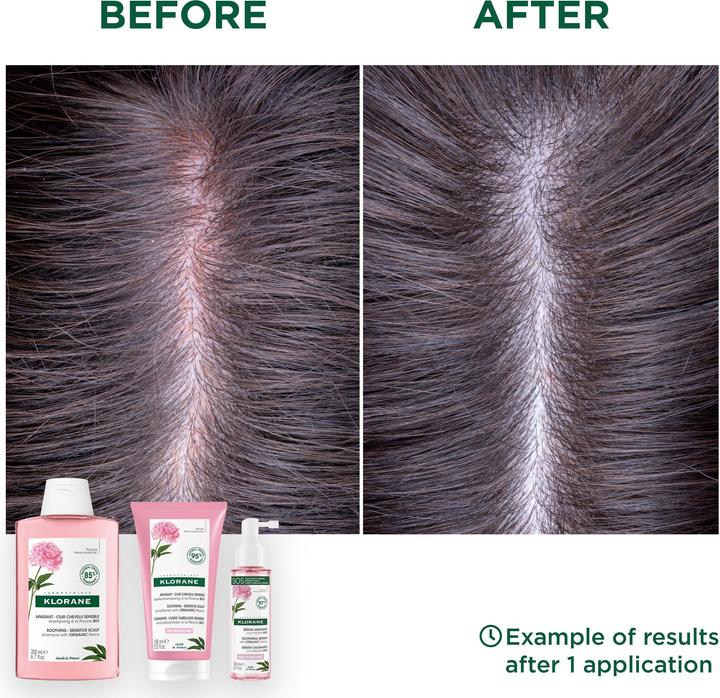 Produktbild Klorane Beruhigendes Shampoo mit BIO-Pfingstrose (400 ml, Flüssiges Shampoo)