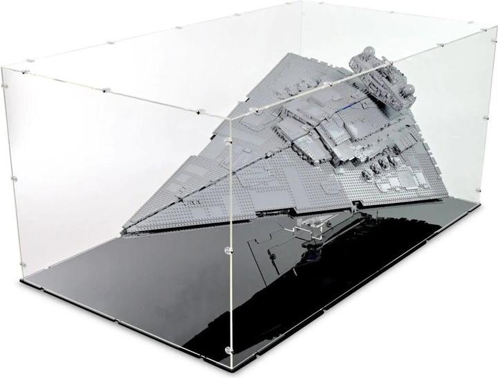 Immagine prodotto iDisplayit Espositore e supporto in acrilico per LEGO® 75252 Star Wars Imperial Star Destroyer (con base nera)