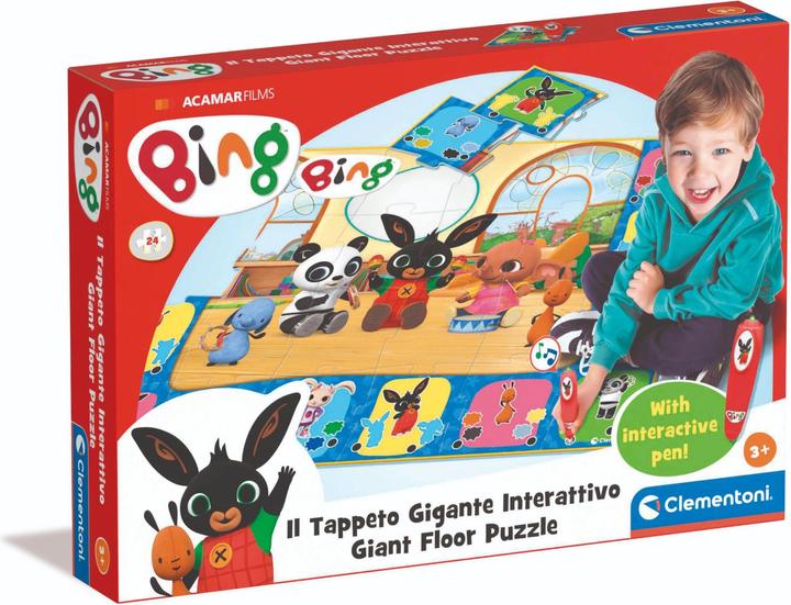 Actual product image Clementoni Floor puzzle large interactive - Bing (24 pieces)