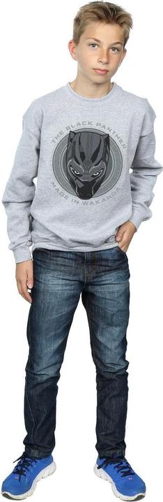 Actual product image Boys Black Panther Made in Wakanda Sweatshirt (152, 158)