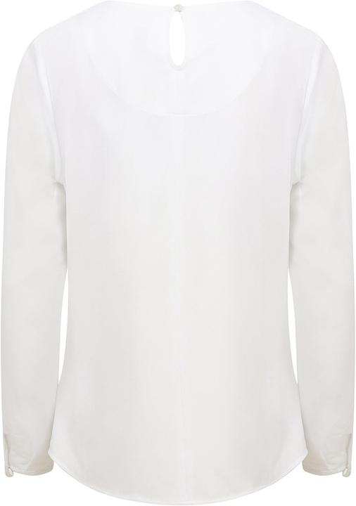 Image du produit Henbury blouse à plis devant à manches longues (S)