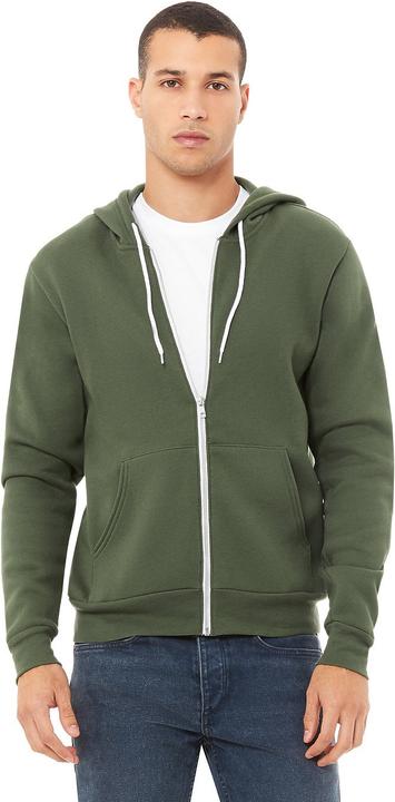 Actual product image Bella Canvas Adult zip hooded jacket (XXL)
