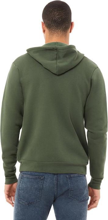 Actual product image Bella Canvas Adult zip hooded jacket (XXL)