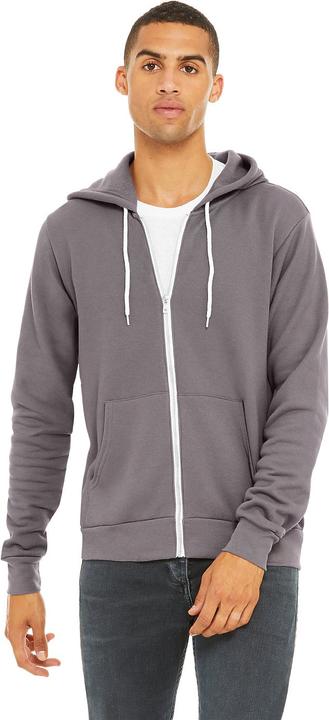 Actual product image Bella Canvas Adult zip hooded jacket (L)