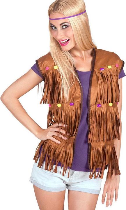 Actual product image Boland Hippie fringe vest (M, L)