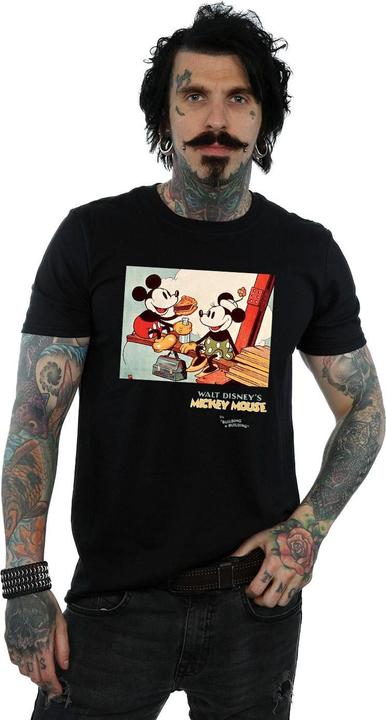 Image du produit Disney - T-shirt MICKEY MOUSE BUILDING A BUILDING - Homme (M)