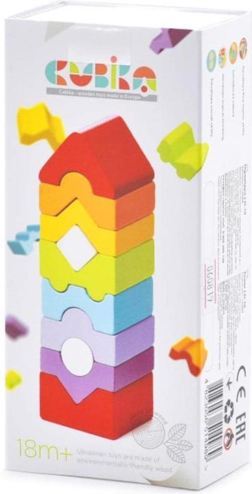 Actual product image Cubika Wood stacking tower medium