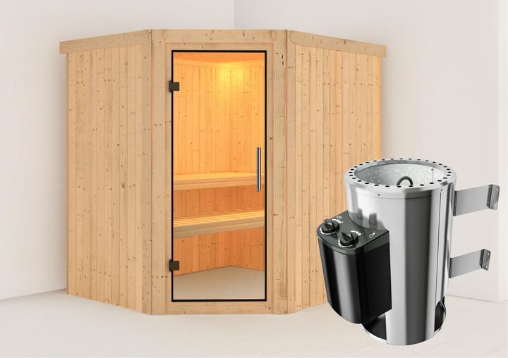 Produktbild Karibu Lilja ohne Dachkranz (Plug & Play 3,6 KW interne Steuerung)