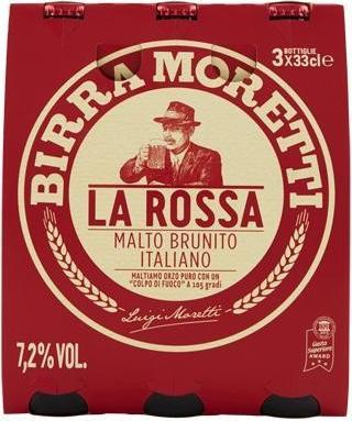 Actual product image Birra Moretti La Rossa (24 x 33 cl)