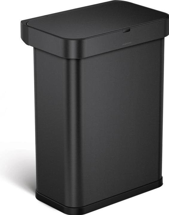 Actual product image Simplehuman Rectangular sensor waste bin with voice and motion control (58 l)