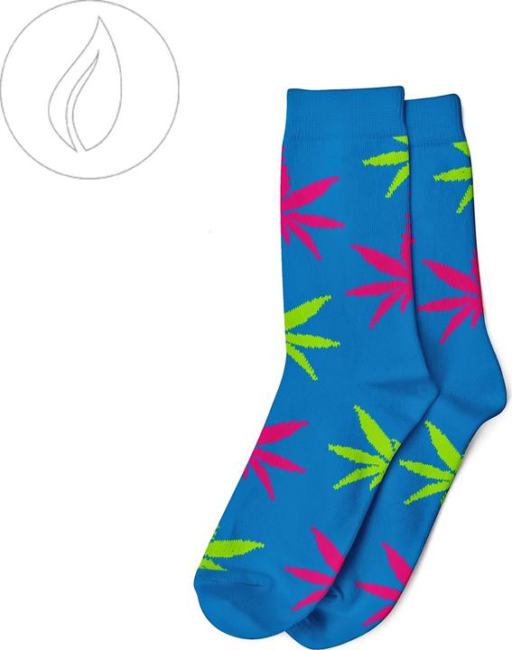 Produktbild Multi-i Long Socks Size 40-45 Blue Pink (Einzelpack, 40 - 45)