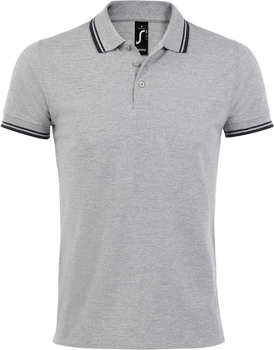Sols Pasadena Tipped Kurzarm Pique Polo