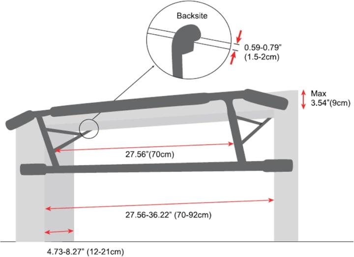 Image du produit Body Coach Barre de traction pour cadre de porte