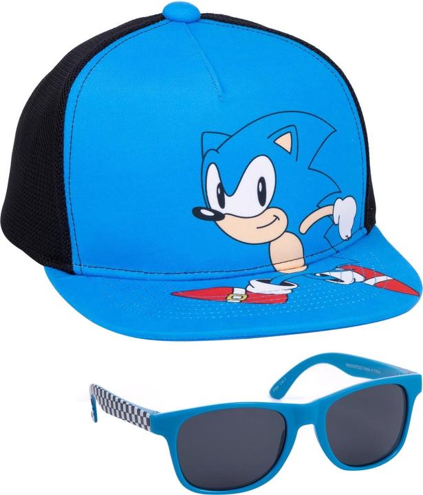 Produktbild Sonic The Hedgehog Sonnenbrille Baseballmütze Set (One Size)