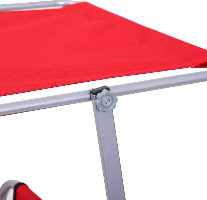 Image du produit Outsunny Bain de soleil avec protection solaire (187 cm)