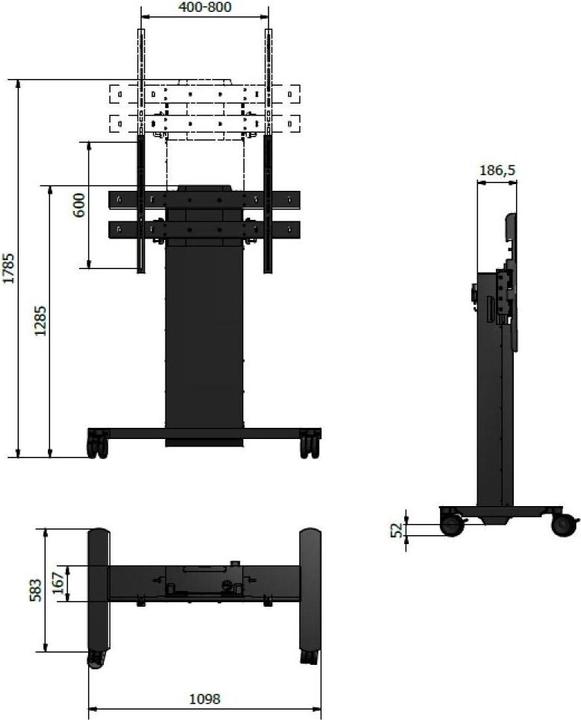 Image du produit DSS Mobilift 0049sw (Universel, 110", 150 kg)