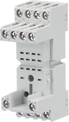 Produktbild ABB Relaissockel zur Verwendung mit CR-M-Schnittstellenrelais CR-M, DIN-Hutschiene (Relaissockel)